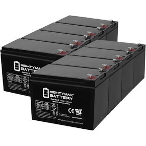 Mighty Max Battery 12V 7Ah Compatible Battery for APC Back-UPS XS1500 XS 1500-8 Pack