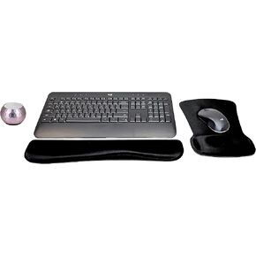 Logitech MK540 Advanced Wireless Keyboard & Mouse Combo Travel Home Office Active Lifestyle Must-Have Modern Bundle with Mini Glam Portable Wireless Bluetooth Speaker, Gel Wrist Pad & Gel Mouse Pad