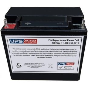 استبدال UPSBatteryCenter® 12 فولت ل DUROMAX XP12000EH 12000W بطارية مولد محمول الوقود المزدوج