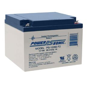 ps-12260f2 12v, 26ah Rechargeable Lead Acid Battery with Fasten Terminal