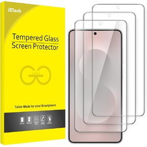 JETech Screen Protector for Samsung Galaxy S25 Edge, Tempered Glass Film, Fingerprint ID Compatible, HD Clear, 3-Pack