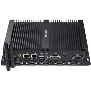 HISTTON Fanless PC Industrial PC, Intel Core i5-4200U Mini Industrial PC with Intel HD Graphics 4400, 16GB RAM 512GB SSD 1TB HDD,HDMI/VGA/WiFi/BT4.0/RS232 COM, Windows 10 Mini PC