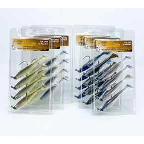 Pre-Rigged 3-4 inch Swimbait Kit | 6 Different Packs | 18-24 Total Fishing Lures