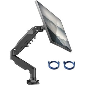 F80 Desktop 17"-30" LCD LED Monitor Holder Arm Gas Spring Full Motion Gas Strut Flexi TV Mount Loading 2-9kgs(with 2pc usb3.0)