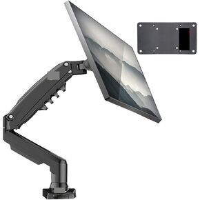 F80 Desktop 17"-30" LCD LED Monitor Holder Arm Gas Spring Full Motion Gas Strut Flexi TV Mount Loading 2-9kgs(with 200x100 Adaptor)
