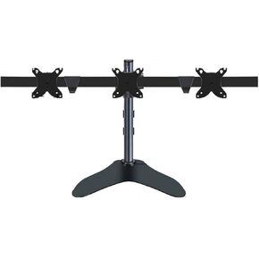 DL-HM103 Desktop Stand Full Motion 360 Three Monitor Holder 10"-24" LCD Monitor Mount Arm Loading 10kgs Big Base Stand(DL-HM103II)