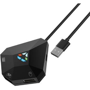for Switch Keyboard Mouse Adapter, Plug & Play with Custom Mapping, Enhanced Gaming - for PS4 for One for for 360 Keyboard and Mouse