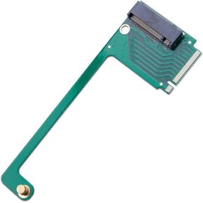 ZORZA 1Pcs 2230 to 2280 SSD Expansion Board 90-Degree NVME M.2 PCIE 4.0 Adapter for Enhancing Handheld SSD Performance