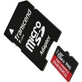 Transcend Memory Card Compatible with Samsung NX Mini Mirrorless Digital Camera 64GB microSDHC Memory Card with SD Adapter