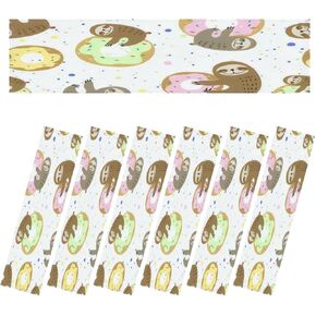 Fluorescent Light Covers for Ceiling Lights Sloth Seamless Abstract Elements Baby for Clothes Easy to Install Magnetic Light Filter for Classroom Office Hospitals School Home Decor