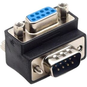 DB9 Serial Port Head DB9 Solderless Connector RS232 Connector 485 Male Head 1pcs and Female Head 1pcs(Male to Female)