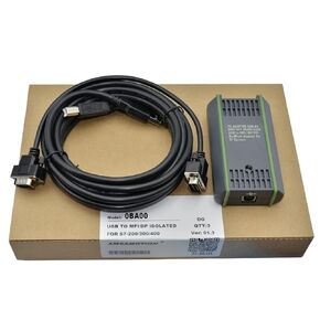 6GK1 571-0BA00-0AA0 USB-MPI PPI Isolated Version Network PC Adapter for S7-200/300/400 PLC Programming Cable 0BA00(Original 0BA00 Used)