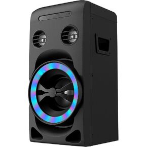 Home Stereo System with CD Player, FM Radio, Bluetooth, AUX in, USB in, Earphone Jack, Remote Control Included, 30W HiFi Shelf Stereo System