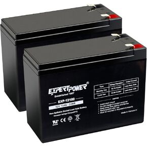 2 Pack: 12V 10AH VRLA Rechargeable AGM Sealed Lead Acid Battery for Universal Power UB12100-S