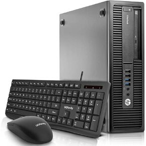 HP EliteDesk 800 G1 SFF Desktop Computer PC,i5 Small Form Factor Business Desk Top,16GB RAM, 240GB SSD, WiFi, Keyboard Mouse,Windows 10 Pro 64-bit (Renewed)