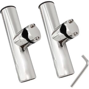 Boat Fishing Rod Holder, 316 Stainless Steel Rail Mount Fishing Pole Rod Holder for Boat