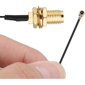 RPSMA Male Pigtail Cable for Wireless Network Card 9260NGW/7265AC/9650AC/BCM94360, External Antenna Connection, 4PCS