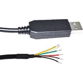 Industrial FT232RL CHIP USB to RS485 Converter 6 CORE 6PIN WE Communication Cable Data A+ B- 120R USB-RS485-WE-5000-BT(5m,Transparent USB Case)