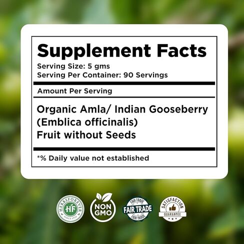 Herbsforever Amla Powder – Phyllanthus emblica – Supports Immune System – Non GMO, Organic, Vegan – 230 GMS in Kuwait