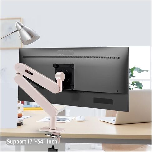 مراقب Arm Desk Stand 17 " - 34" وزن يصل إلى 19.8 رطل (9 كيلوغرام) شاشة حامل قابلة للتعديل 360 درجة (أزرق) in Saudi Arabia