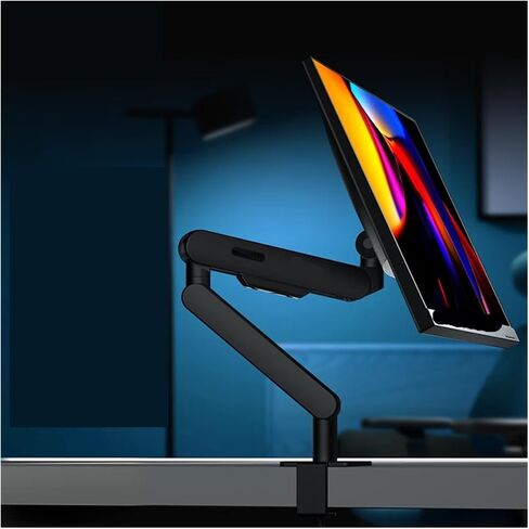 مراقب Arm Desk Stand 17 " - 34" وزن يصل إلى 19.8 رطل (9 كيلوغرام) شاشة حامل قابلة للتعديل 360 درجة (أزرق) in Saudi Arabia