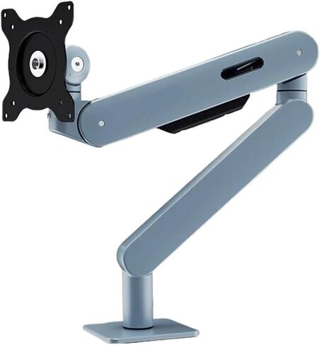 Monitor Arm Desk Stand 17" - 34" Weight Up to 19.8 lbs (9 kg) Screen Stand Adjustable 360° Rotation(Blue) in Saudi Arabia
