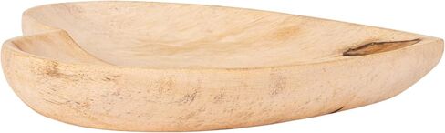 Bloomingville Mango Wood Heart Shaped Bowl Brown, 1 Count (Pack of 1) in Saudi Arabia