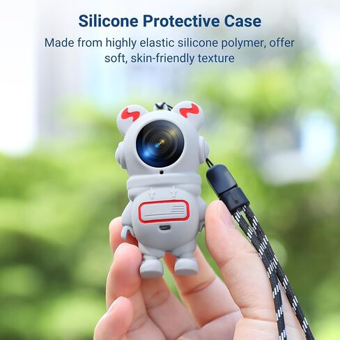 Silicone Case for Insta360 GO 3S, Cartoon Shockproof Protective Cover for Insta 360 GO 3S/3 Accessories with Anti-Loss Hand Strap, Precise Cutouts Holes, Soft Anti-Scratch Surface, Full Body Wrap in Saudi Arabia