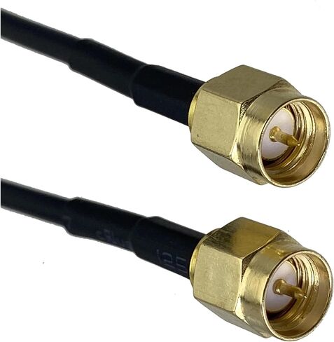 WiFi Antenna Extension Cable 15pcs RG174 Male Plug to SMA Male Plug RF Jumper Pigtail Cable Connector 4inch Wire Terminals for Wireless Network Card Adapter in Kuwait