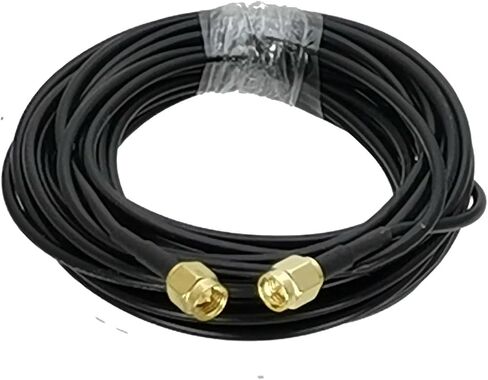 WiFi Antenna Extension Cable 15pcs RG174 Male Plug to SMA Male Plug RF Jumper Pigtail Cable Connector 4inch Wire Terminals for Wireless Network Card Adapter in Kuwait