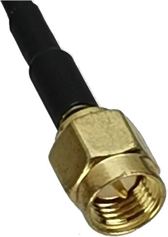 WiFi Antenna Extension Cable 15pcs RG174 Male Plug to SMA Male Plug RF Jumper Pigtail Cable Connector 4inch Wire Terminals for Wireless Network Card Adapter in Kuwait