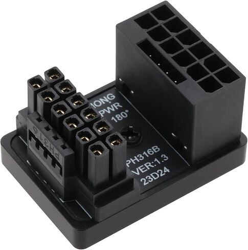 1x 12VHPWR 12+4 PIN POWER ADAPTER ATX 3.0 16 PINS GPU PCIE5 in Kuwait