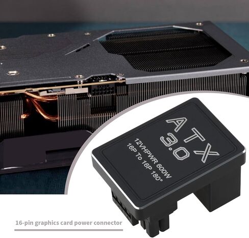 1x 12VHPWR 12+4 PIN POWER ADAPTER ATX 3.0 16 PINS GPU PCIE5 in Kuwait