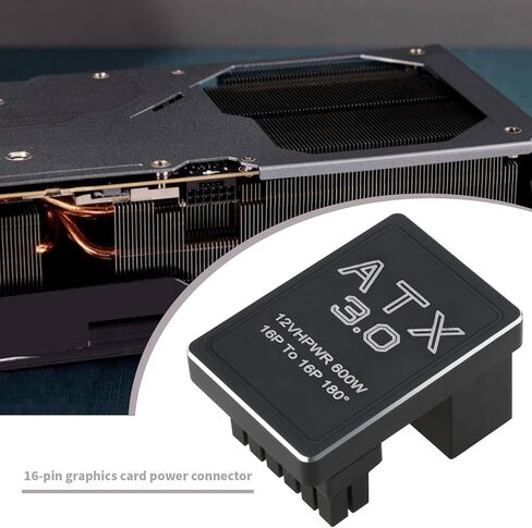 1x 12VHPWR 12+4 PIN POWER ADAPTER ATX 3.0 16 PINS GPU PCIE5 in Saudi Arabia