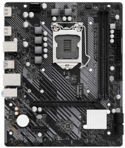 ASROCK H510M-H2/M.2 SE ، Intel H510 ، 1200 ، Micro ATX ، 2 DDR4 ، 2 HDMI ، 1x M.2 in Kuwait