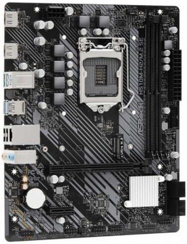 ASROCK H510M-H2/M.2 SE ، Intel H510 ، 1200 ، Micro ATX ، 2 DDR4 ، 2 HDMI ، 1x M.2 in Kuwait