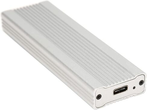 قوس Keenso و Play M.2 NVME SSD العلبة 10 جيجابت في الثانية من سبيكة الألومنيوم لـ 2230 2242 2260 2280mm NVME ، مؤشر LED لمستخدمي Win Sewin 7 (Silver with Typec/A/C) in Kuwait
