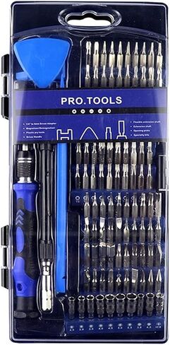 124 Piece Screwdriver Set Magnetic Hex Precision Screw Bits Portable Cell Phone Repair Tool Kit in Kuwait