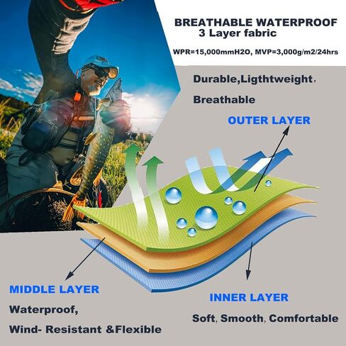 Raprance Lightweight Stockingfoot Hip Waders for Fishing and Hunting in Kuwait