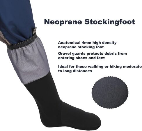 Raprance Lightweight Stockingfoot Hip Waders for Fishing and Hunting in Kuwait