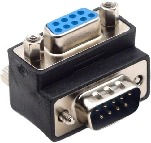 DB9 Serial Port Head DB9 Solderless Connector RS232 Connector 485 Male Head 1pcs and Female Head 1pcs(Male to Female) in Saudi Arabia