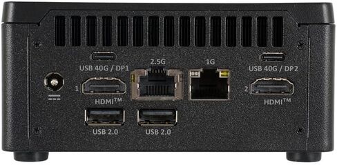 ECS Liva Z7 Plus Mini PC ، 14th Gen Meteor Lake CPU ، Core Ultra 7 155H ، 16-CORES 4.8GHz ، 96GB RAM + 4TB NVME ، ARC Graphics ، NPU ، Dual LAN (2.5G + 1G) ، Chassis Metal ، Win 11 Pro (96GB + 4TB NVME) in Kuwait