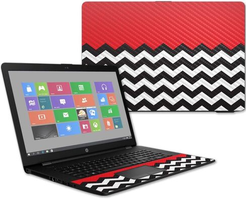 Mayyskins Carbon Carbon Skin for HP 17T Laptop 17.3 "(2017) - منقوشة | واقية ، دائمة من ألياف الكربون المحكم | من السهل تطبيق ، إزالة ، وتغيير الأنماط | مصنوعة في الولايات المتحدة الأمريكية in Kuwait