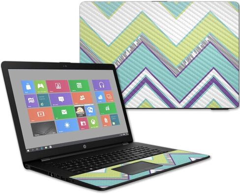 Mayyskins Carbon Carbon Skin for HP 17T Laptop 17.3 "(2017) - منقوشة | واقية ، دائمة من ألياف الكربون المحكم | من السهل تطبيق ، إزالة ، وتغيير الأنماط | مصنوعة في الولايات المتحدة الأمريكية in Kuwait