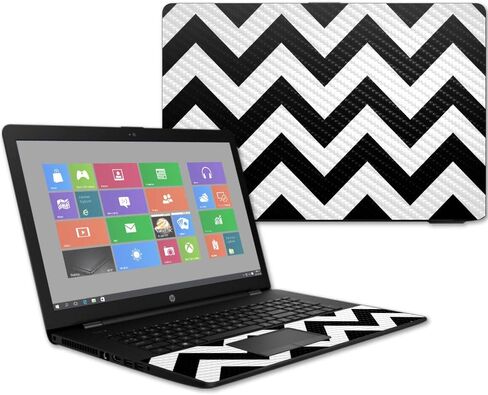 Mayyskins Carbon Carbon Skin for HP 17T Laptop 17.3 "(2017) - منقوشة | واقية ، دائمة من ألياف الكربون المحكم | من السهل تطبيق ، إزالة ، وتغيير الأنماط | مصنوعة في الولايات المتحدة الأمريكية in Kuwait