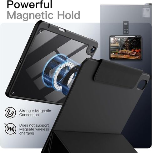 Jetech Magnetic Case for iPad Air 11 بوصة M3/M2 (2025/2024) ، iPad Air 5th/4th مع حامل قلم رصاص ، غطاء دوار قابل للإزالة ، موقف صورة/منظر طبيعي ، عرض شاشة مرفوع (ضوء النجوم) in Kuwait