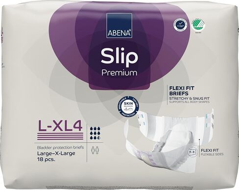 ملابس داخلية سهلة الارتداء من Abena Slip Flexi-Fit Premium، المستوى 4، (متوسط ​​إلى كبير جدًا)، متوسط/كبير، 21 قطعة in Kuwait