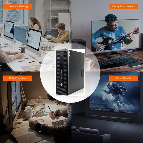 HP ELITERESK 800 G1 SFF كمبيوتر سطح المكتب ، I5 Form Form Factor Top ، RAM 16GB ، 240GB SSD ، WIFI ، Mouse Beyboard Mouse ، Windows 10 Pro 64-bit (متجدد) in Kuwait