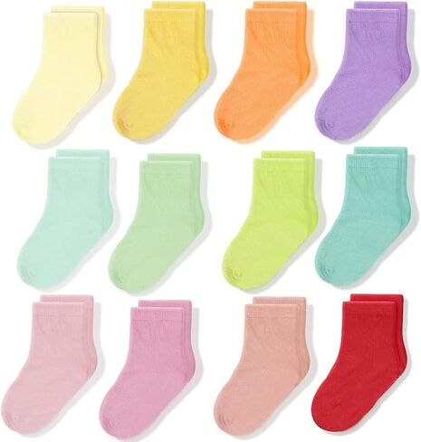 CozyWay Toddler Socks Baby Socks Kids Socks Kids Crew Socks in Kuwait