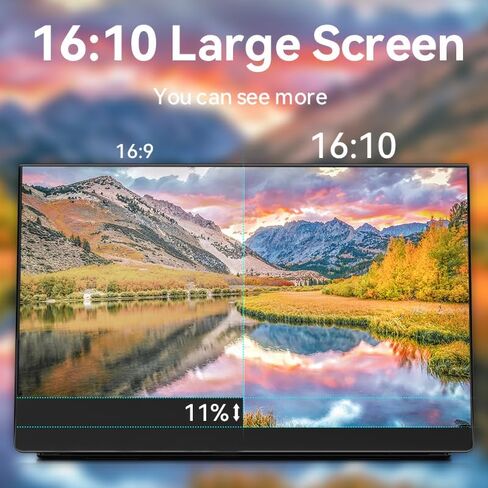 شاشة اللمس Q3 مع القلم ، 16 "16:10 ، 2.5K IPS ، 400 NIT سطوع ، شاشة دقة 2560 × 1600 ، شاشة مراقبة محمولة ، للألعاب ، المكتب ، والفن الرقمي. in Kuwait